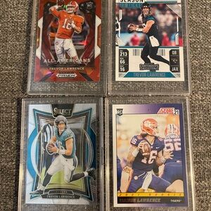 Trevor Lawrence Football Trading Card Set